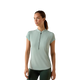 Baselayer zippé femme Breathe blue surf