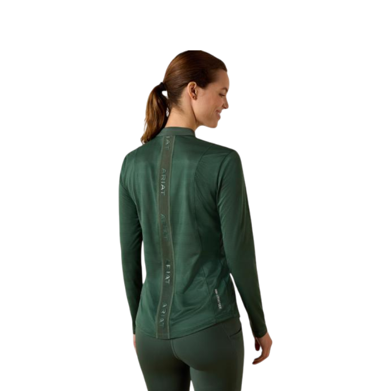Baselayer con zip donna Breathe monstera