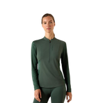 Women's Zipped Breathe Monstera Baselayer