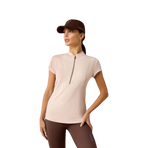 Baselayer con zip donna Breathe sepia rose