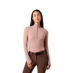 Baselayer mit Reißverschluss Damen SolVeil antler