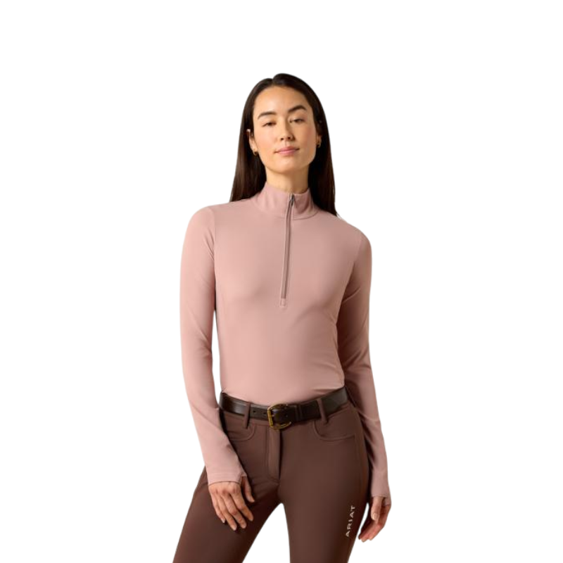 Baselayer mit Reißverschluss Damen SolVeil antler