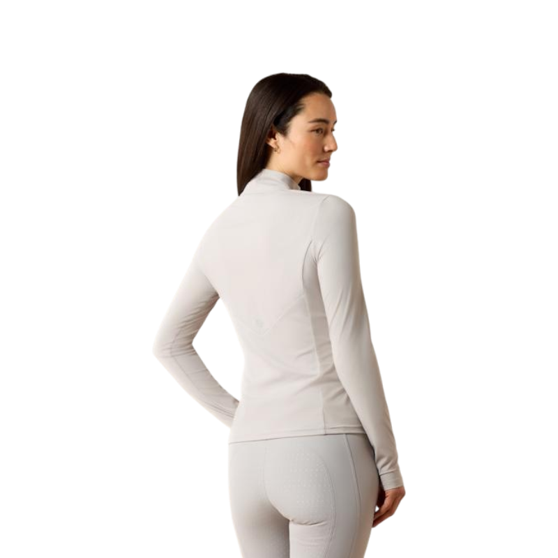 Baselayer mit Reißverschluss Damen SolVeil show grey