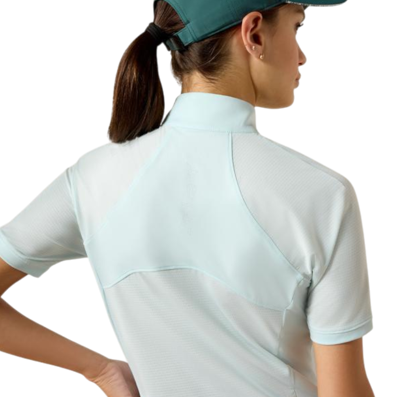 Baselayer con zip donna Soquel starlight blue