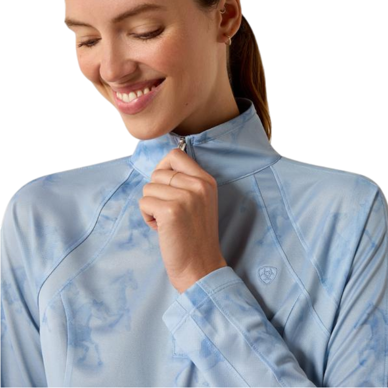 Baselayer met rits dames Sunstopper 3.0 flan