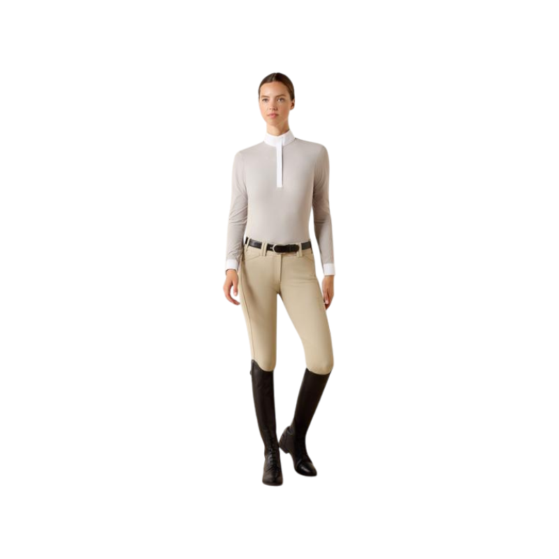 Wedstrijdblouse dames Breathe show grey