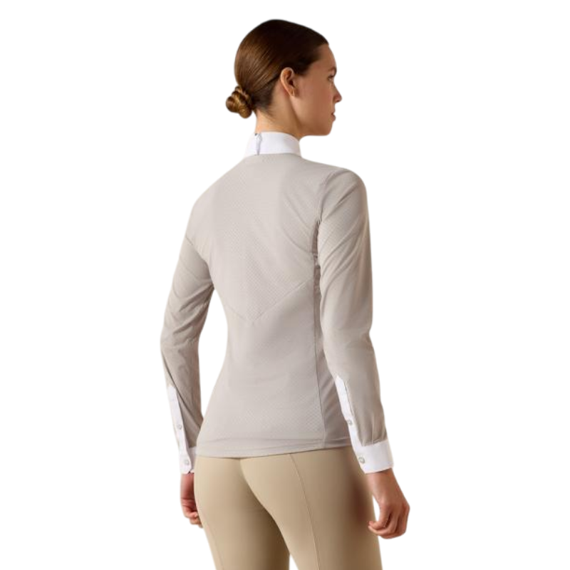 Wedstrijdblouse dames Breathe show grey