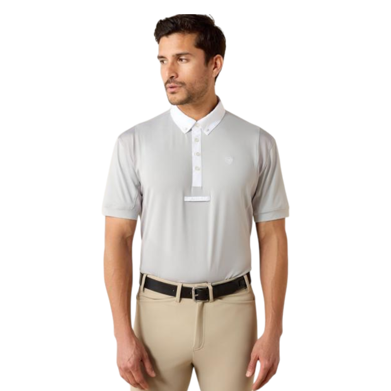 Wedstrijdblouse heren TEK show grey