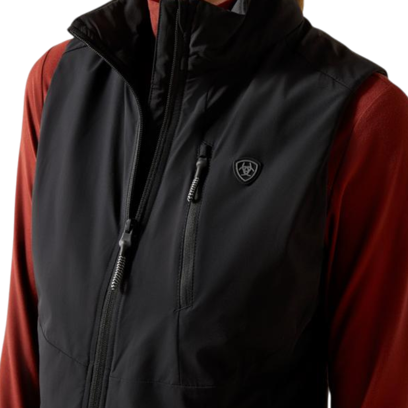 Ariat - Damen Windbreaker-Weste Stretch Rion schwarz