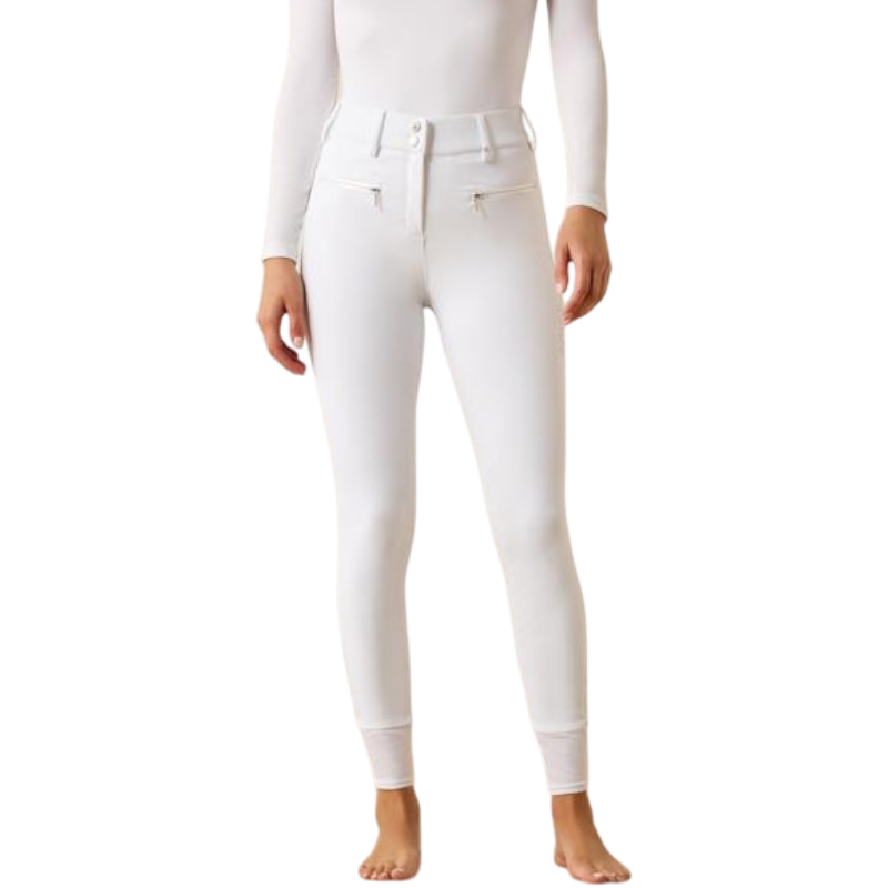 Ariat - Calça de equitação mulher Tri Factor Allure branco full grip