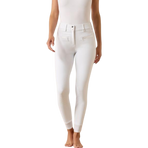 Calças de equitação senhora Tri Factor Allure branco
