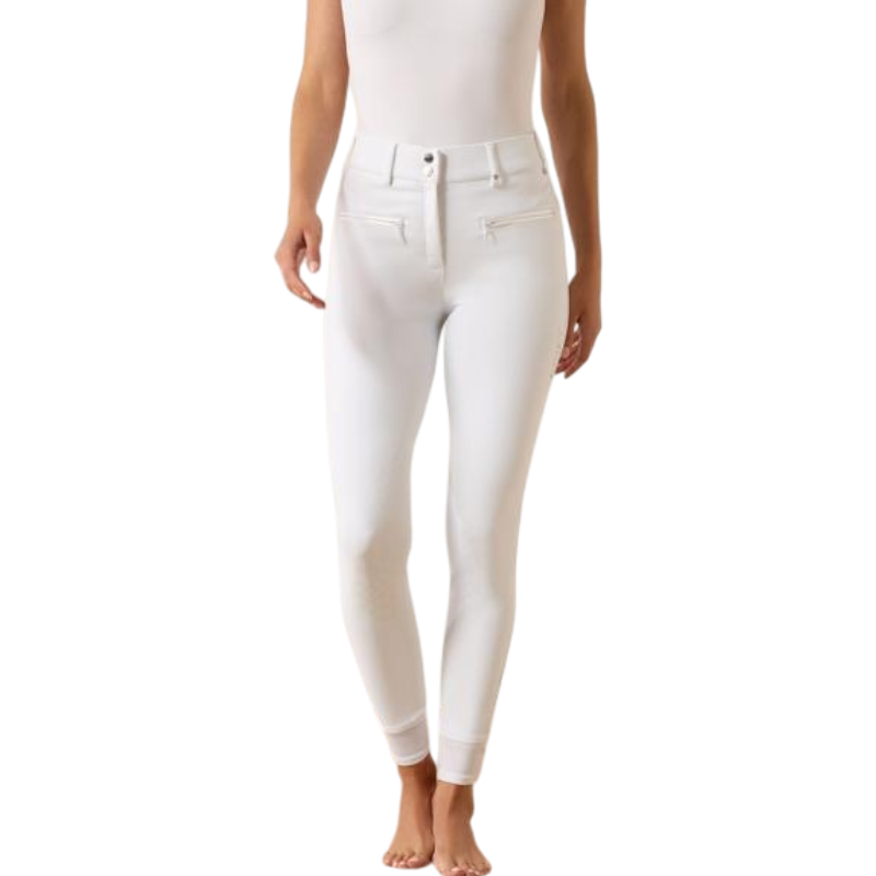 Calças de equitação senhora Tri Factor Allure branco