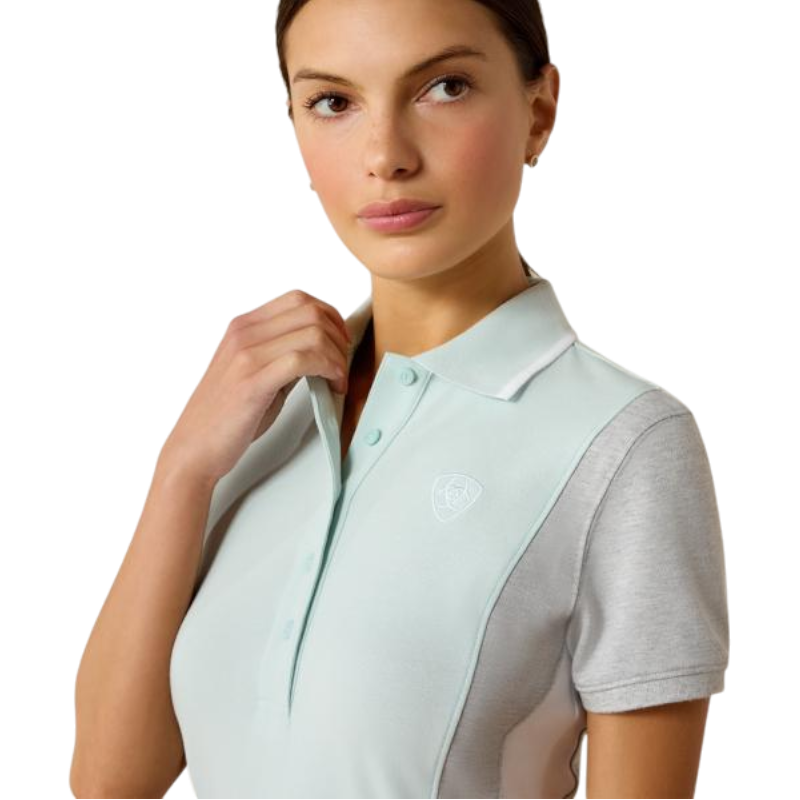 Polo donna Taryn starlight/ heather grey