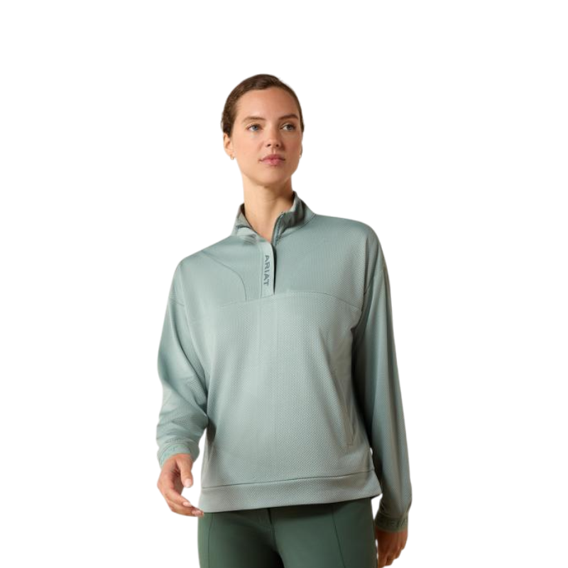 Ariat - Dames rits-sweatshirt Breathe Chinese Green