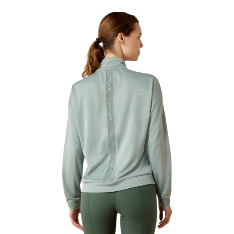 Ariat - Dames rits-sweatshirt Breathe Chinese Green