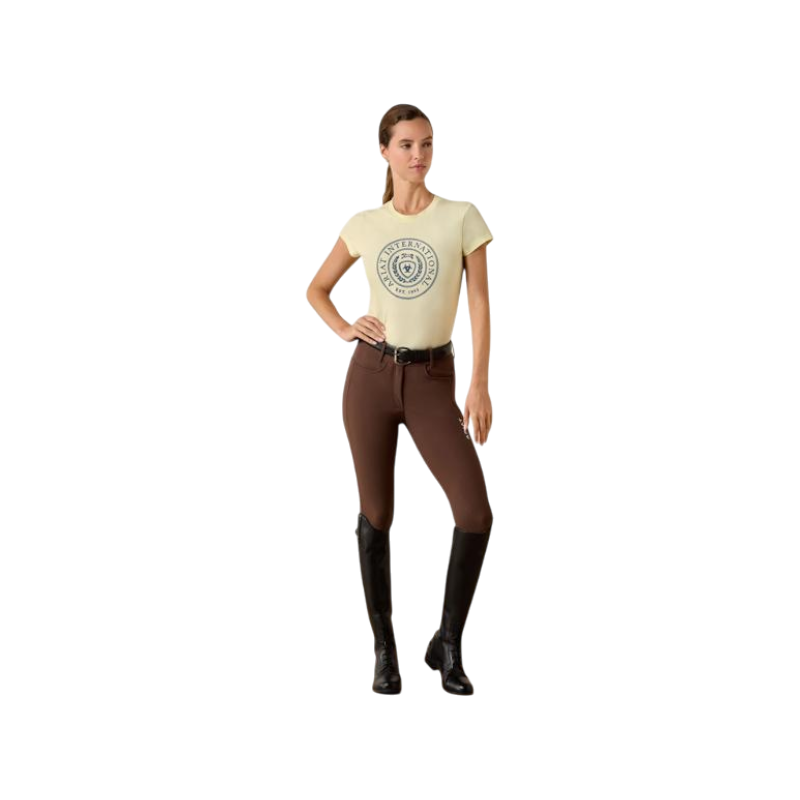 Ariat - T-shirt donna Heritage Crest flan