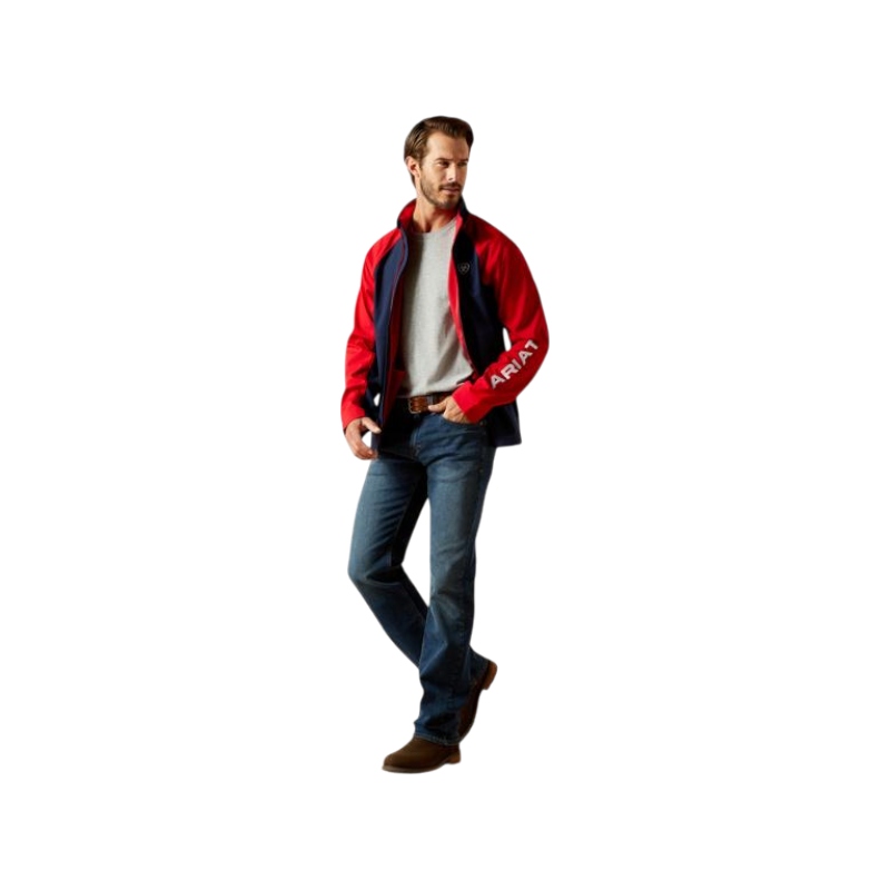 Ariat - Herren Jacke Team EQ Navy/Rot