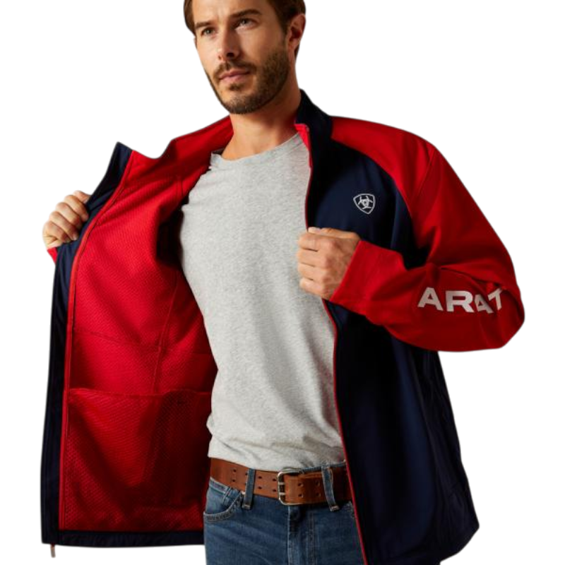 Ariat - Herren Jacke Team EQ Navy/Rot