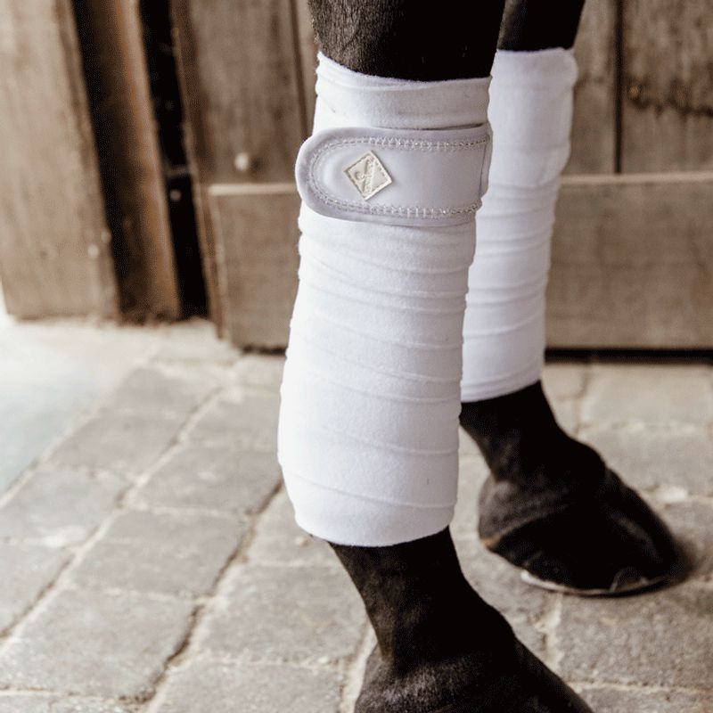 Kentucky Horsewear - Bandes de polo pearls blanc | - Ohlala