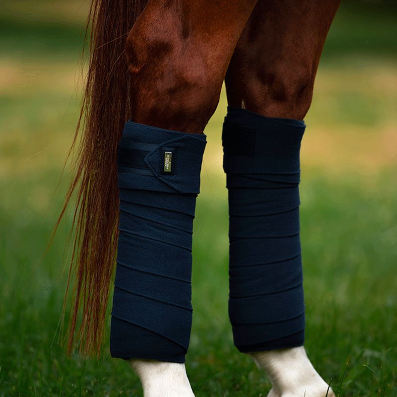 Equestrian Stockholm - Bandes de polo Midnight Blue (x4) | - Ohlala