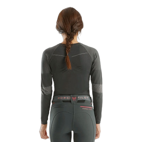 Horse Pilot - T-shirt manches longues femme Optimax Iron | - Ohlala