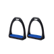 Compositi - Étriers Premium enfant Noir / Bleu roi | - Ohlala