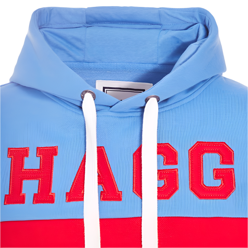 Hagg - Blue hooded sweatshirt