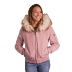 Pénélope - Bombers femme Lyon rose poudré | - Ohlala