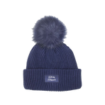 Kentucky Horsewear - Bonnet pompom marine | - Ohlala