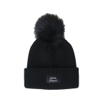Kentucky Horsewear - Bonnet pompom noir | - Ohlala