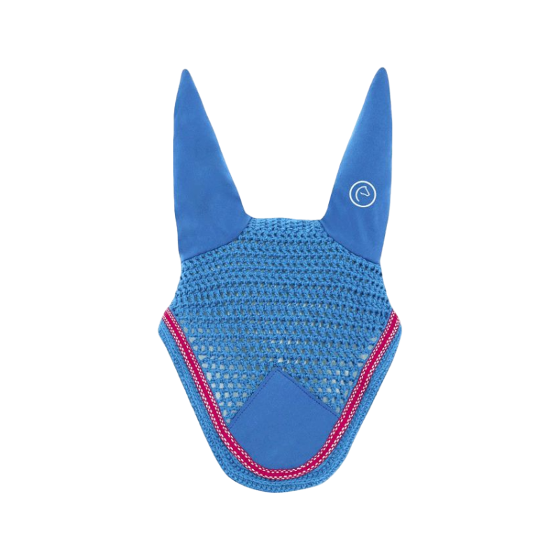 Equithème - Infinity horse hat, electric blue/raspberry