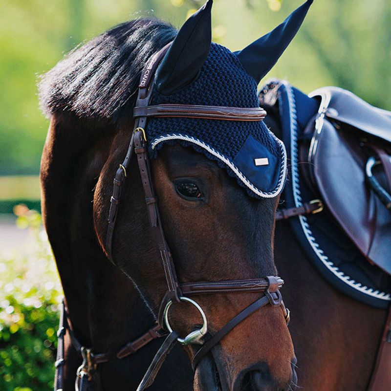 Equestrian Stockholm - Bonnet pour cheval Midnight Blue | - Ohlala