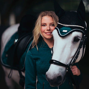 Equestrian Stockholm - Bonnet pour cheval Emeraude | - Ohlala