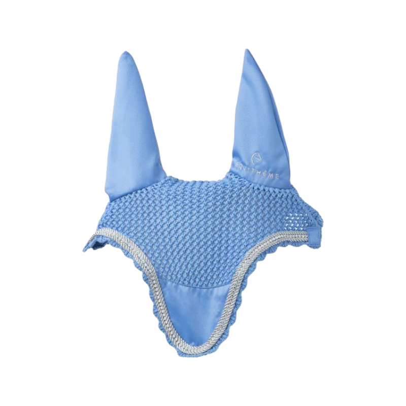 Equithème - Sky blue Diamond fly repellent cap