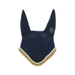 Equithème - Bonnet chasse-mouches Polyfun marine/ taupe | - Ohlala