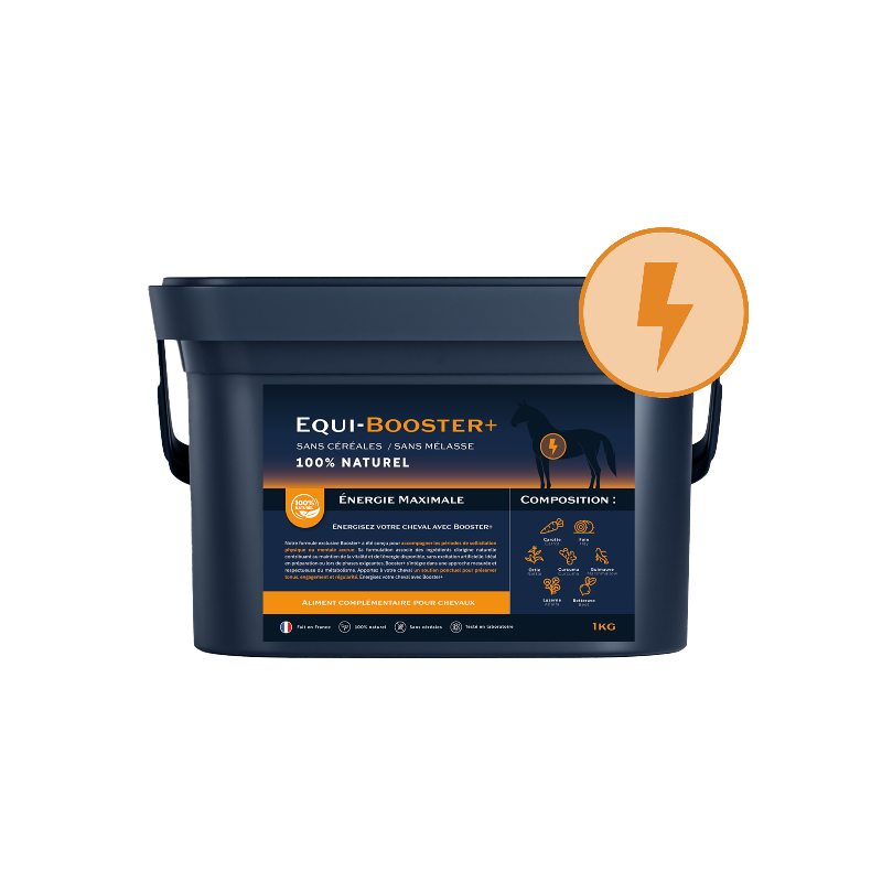 Equimojo - Complemento alimenticio energía Equi-Booster+