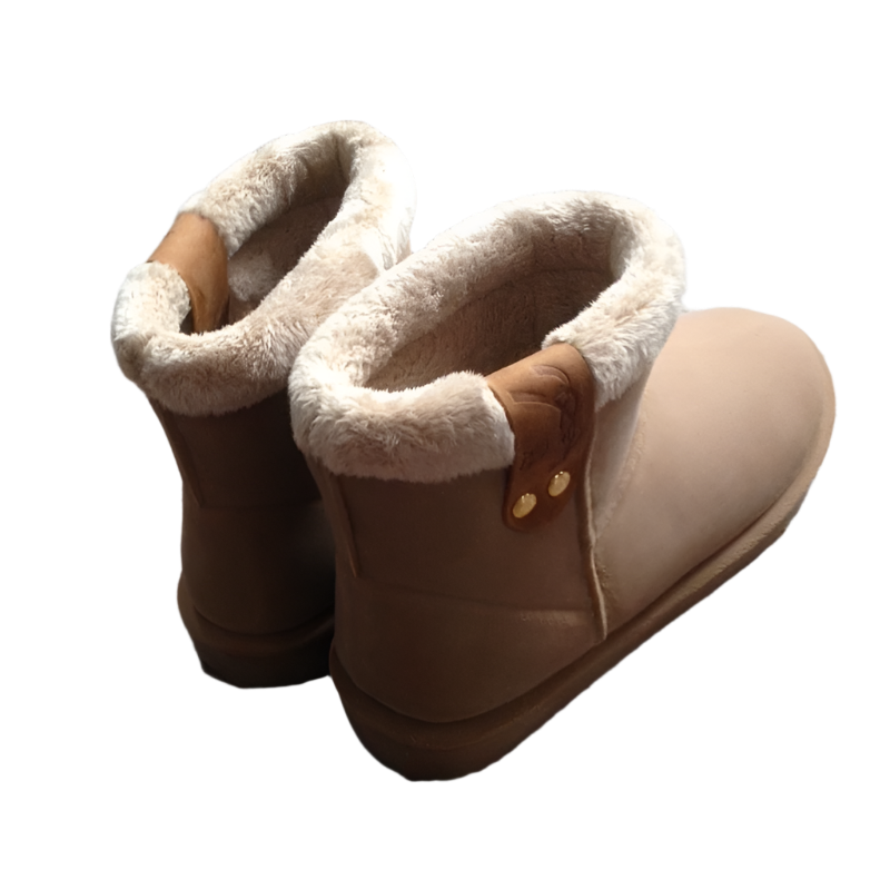 Pénélope - Beige filled boots