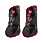 Veredus - Otwarte ochraniacze Carbon Gel Vento Color Edition Czarne / Bordowe x2 | - Ohlala