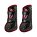Veredus - Offene Carbon Gel Vento Color Edition Gamaschen Schwarz/ Bordeaux x2 | - Ohlala