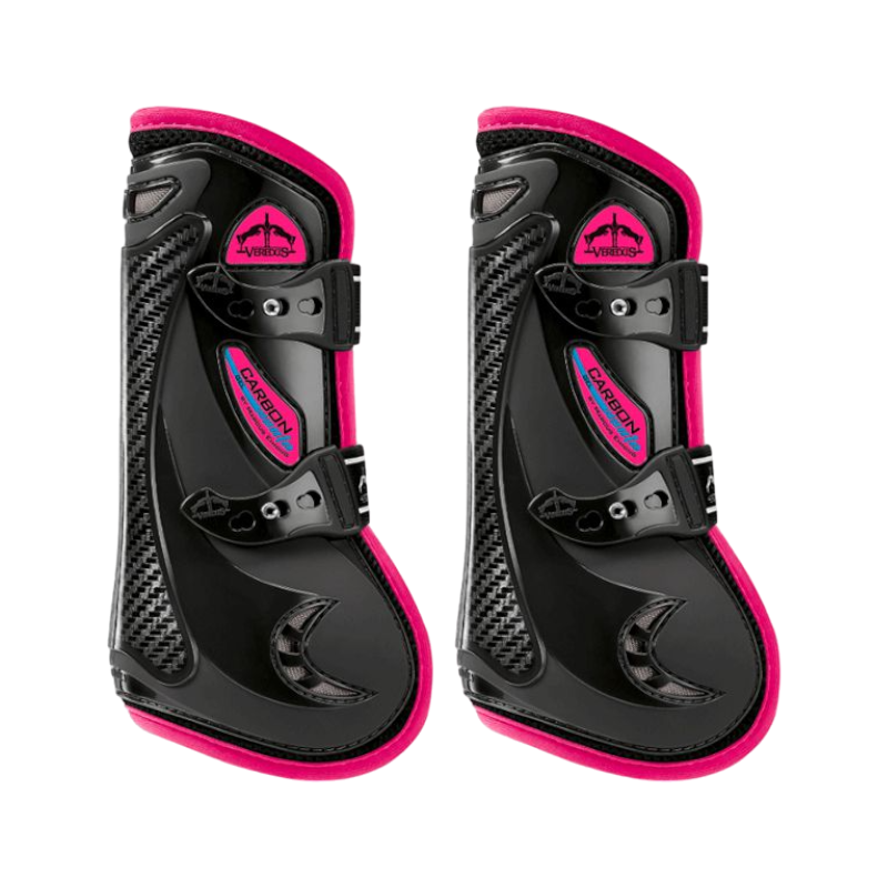 Veredus - Carbon Gel Vento Color Edition Open Gaiters Black/Fuchsia