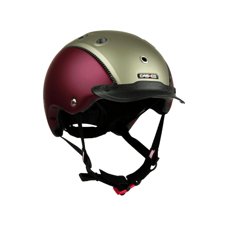 Casco - Casque d'équitation Choice Turnier rouge olive | - Ohlala