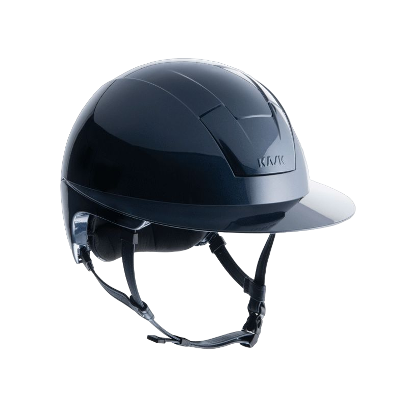 Kask - Casque d'équitation Kooki Lady marine shine | - Ohlala