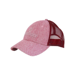 Kentucky Horsewear - Czapka Trucker Wełniana jasnoróżowa | - Ohlala
