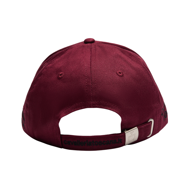 Cavalleria Toscana - Gorra unisex CT Baseball burdeos/ negro | - Ohlala