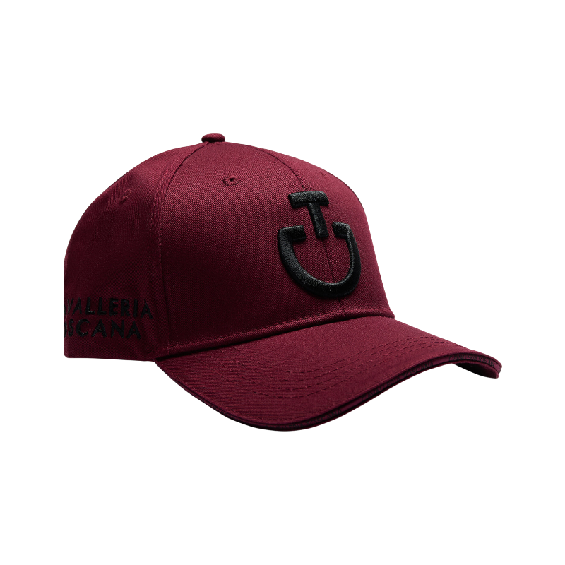 Cavalleria Toscana - Gorra unisex CT Baseball burdeos/ negro | - Ohlala