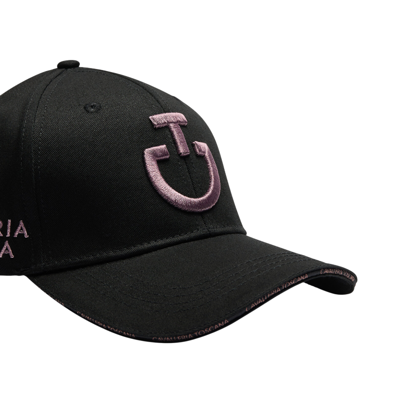 Cavalleria Toscana - Unisex CT Baseball pet zwart/lila | - Ohlala