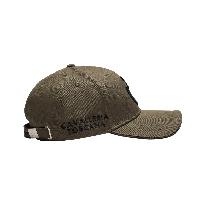 Cavalleria Toscana - Czapka z daszkiem unisex CT Baseball orzechowy/ czarny | - Ohlala