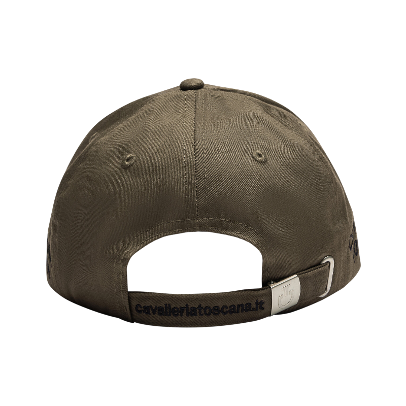 Cavalleria Toscana - Czapka z daszkiem unisex CT Baseball orzechowy/ czarny | - Ohlala