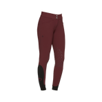Cavalleria Toscana - Women's high-waist Americain riding breeches burgundy | - Ohlala