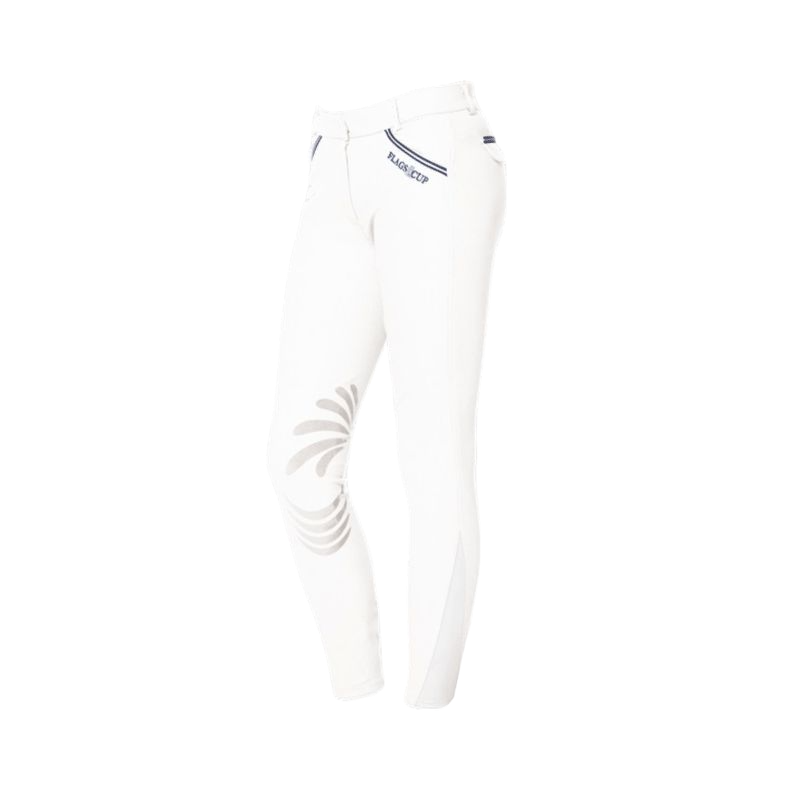 Flags &amp; Cup - Cayenne women's riding breeches white/navy